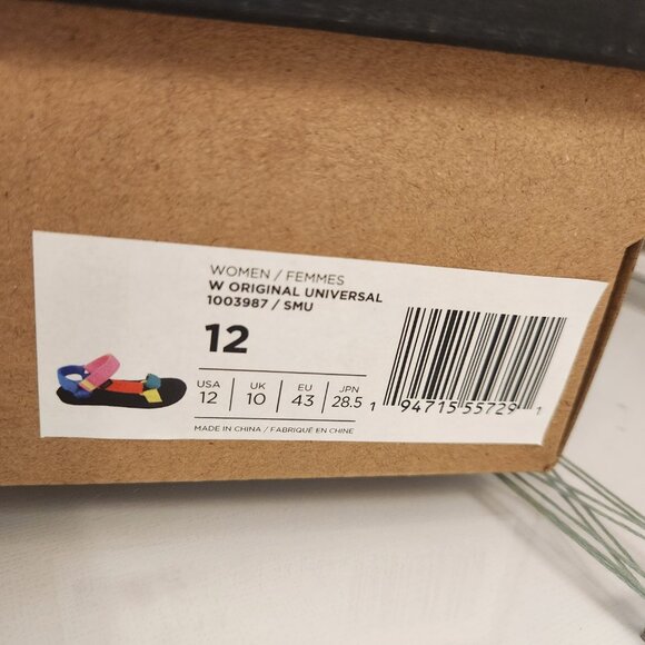 Teva Original Univeral Sandals. NIB. Multi Color. Size 12 - Picture 8 of 8